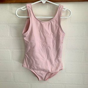 Solid Pink Sleeveless Revolution Dance Leotard